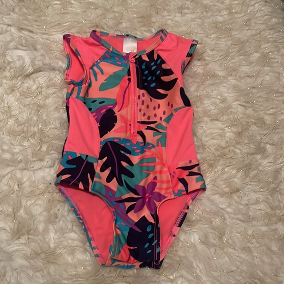 Neon tropical | 2T | Cat & Jack swimsuit - Picture 2 of 9